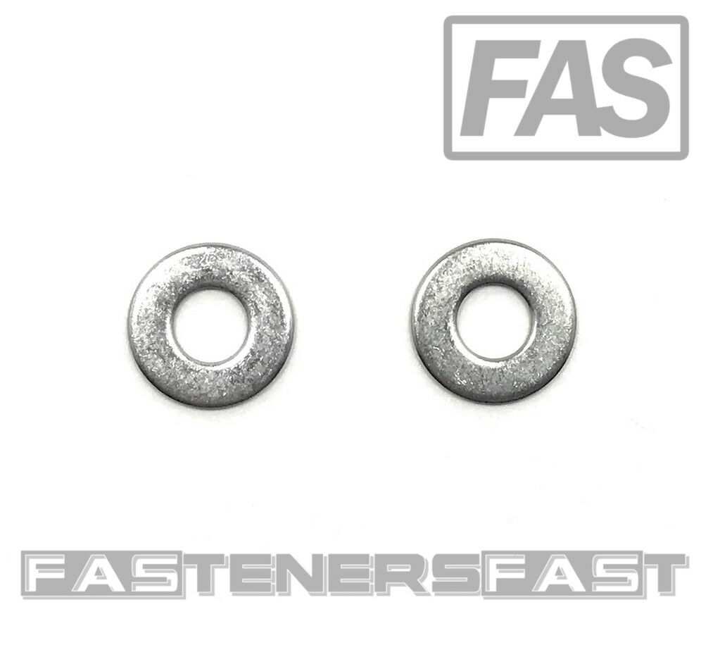 (100) 1/4" Stainless Steel Flat Washer (100 Pcs) Fast Free Shipping